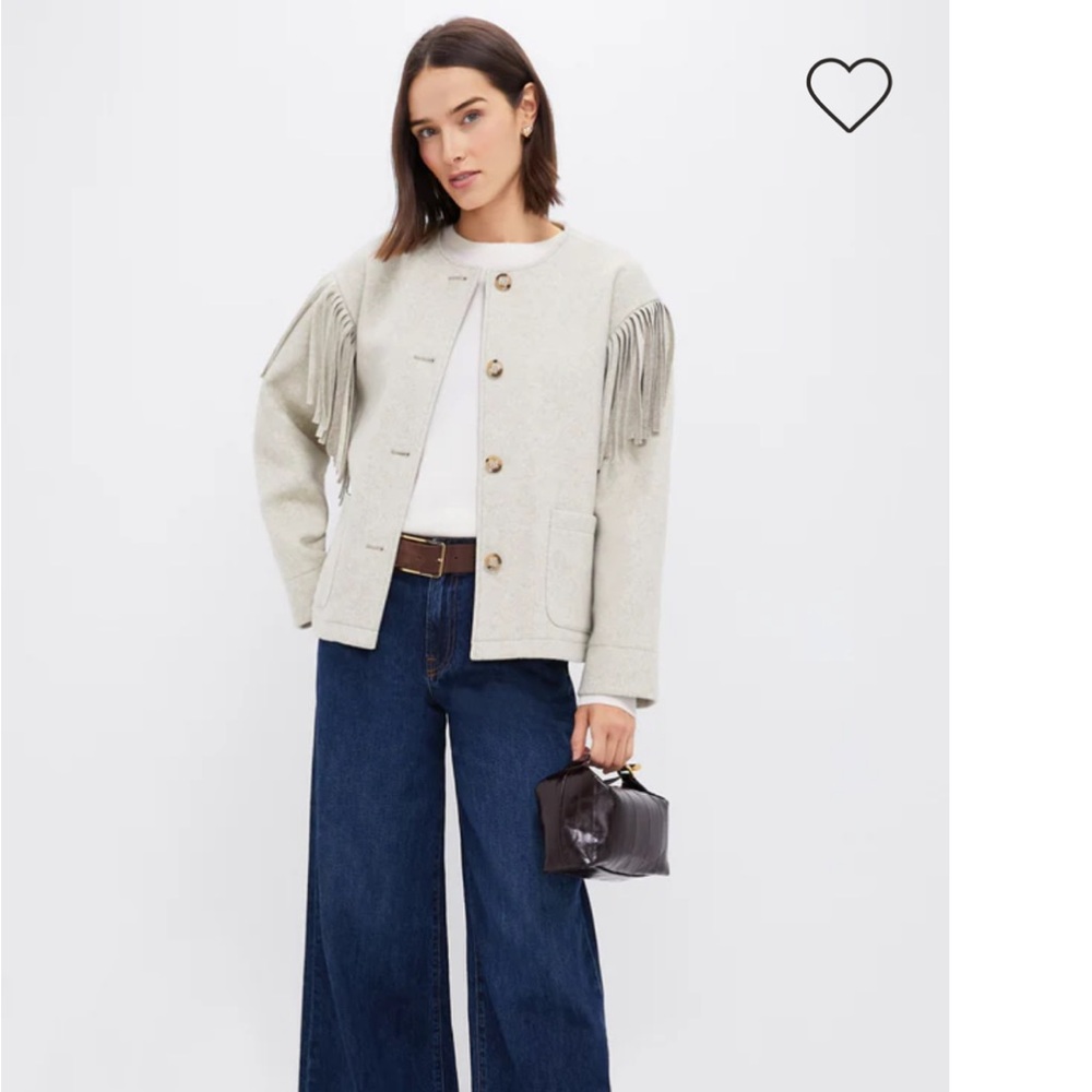 Tuckernuck Cream Fringe Jacket